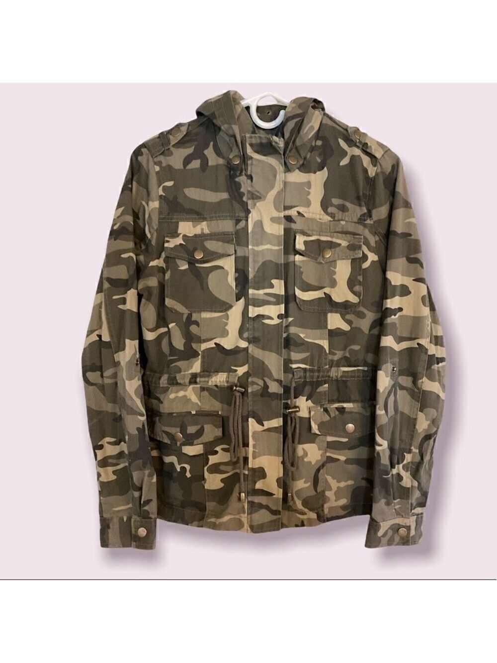 Shinestar Camouflage Hoodie Womens Large
